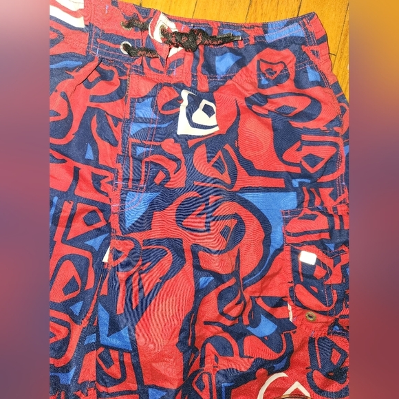 Red/Blue Swimming Shorts - Picture 4 of 8